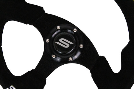 Steering wheel SLIDE 320mm offset:20mm Suede Black