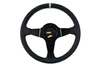 Steering wheel SLIDE 350mm offset:90mm Carbon Silver Strip