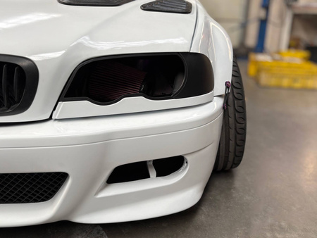 Wlot powietrza lampa BMW 3 E46 coupe cabrio strona kierowcy short