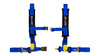 Racing seat belts Slide V2 DARK BLUE 4P 2" E4