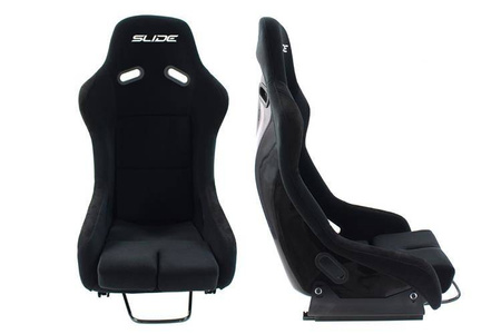 Racing seat SLIDE R1 material Black L