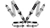 Racing seat belts Slide V2 Quick SILVER 4P 3"