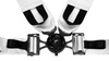Racing seat belts Slide V2 Quick WHITE 4P 3"