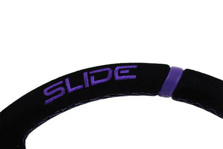 Steering wheel SLIDE 350mm offset:90mm Suede NeoChrome