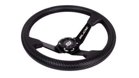 Steering wheel SLIDE 350mm offset:90mm Carbon Black