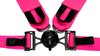 Racing seat belts Slide V2 Quick PINK 4P 3"