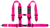Racing seat belts Slide V2 PINK 4P 3" E4