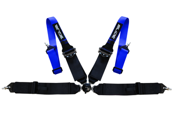 Racing seat belts Slide Quick 4p 3" Blue-Black