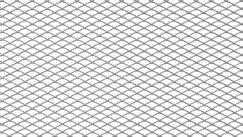 ALU mesh grill Diamond Silver 100*33cm 12*6mm