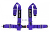 Racing seat belts Slide 4p 3" Purple