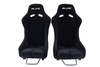 Racing seat SLIDE R1 material Black L