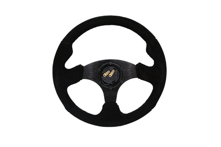 Steering wheel SLIDE 320mm offset:20mm Suede Black
