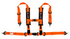 Racing seat belts Slide V2 ORANGE 4P 2" E4
