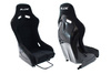 Racing seat SLIDE R1 material Black M