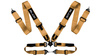 Racing seat belts Slide V2 Quick GOLD 4P 3"