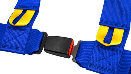 Pasy sportowe Slide V2 Ciemno Niebieskie 4P 3" E4