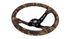 Steering wheel SLIDE 350mm offset:80mm Suede Camo