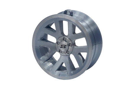 Pendant Slide Rim 03 Silver 70mm Christmas Bauble Keyring