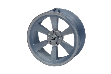 Pendant Slide Rim 02 Silver 70mm Christmas Bauble Keyring