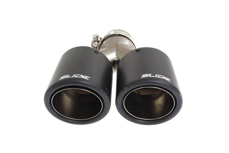 Double Exhaust Pipe 101mm enter 76mm SLIDE