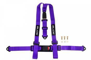 Racing seat belts Slide 3p 2" Purple E4 Homologation