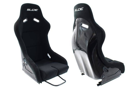 Racing seat SLIDE R1 material Black L