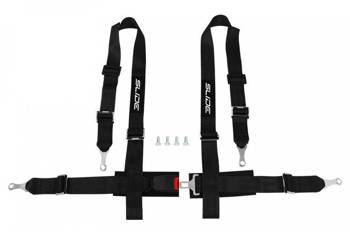 Racing seat belts Slide 4p 2" Black