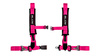 Racing seat belts Slide V2 PINK 4P 2" E4