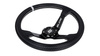 Kierownica SLIDE 350mm offset:90mm Carbon Silver Strip