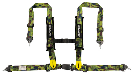 Racing seat belts Slide V2 CAMO 4P 2" E4