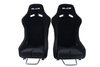 Racing seat SLIDE R1 material Black M