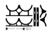 Dual Bottles Holder Bracket nitrous