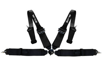 Racing seat belts Slide Quick 4p 3" Black