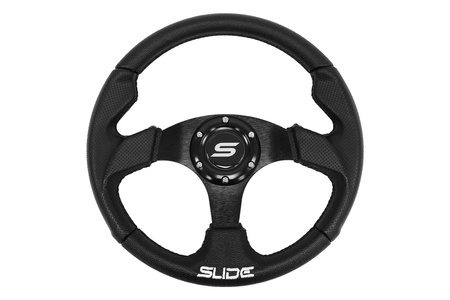 Steering wheel SLIDE 320mm offset: 20mm Leather Black